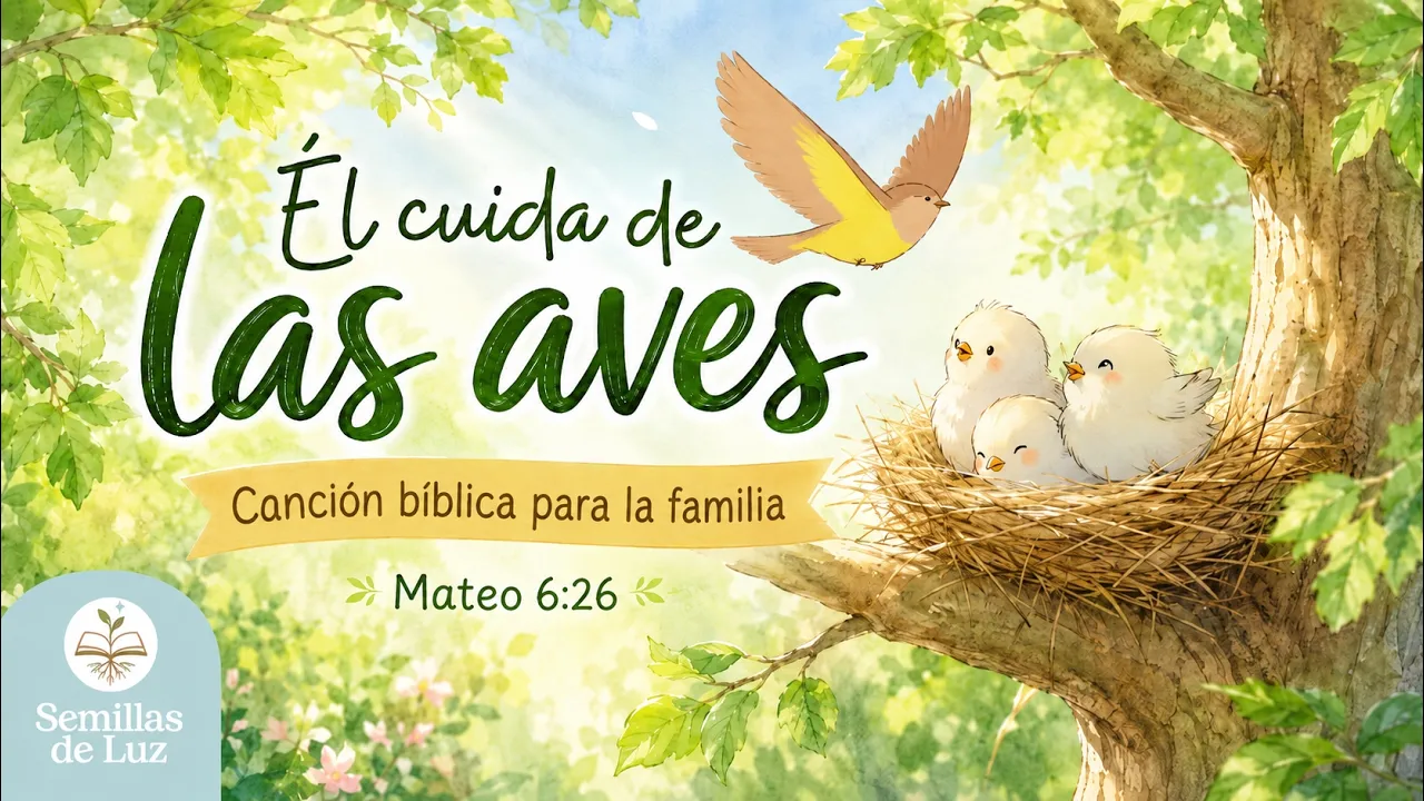 Él cuida de las aves, una de nuestras canciones para compartir en familia